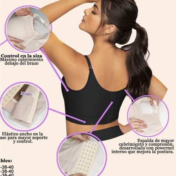 Bonbon-up,  Bra, Colombiano Color Black Size 34D - Picture 2 of 11